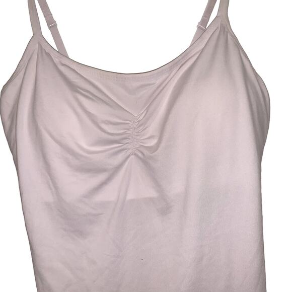 NWOT COOL, Women's, Top, Spaghetti Strap, Built In Bra Shelf Tank, M, White - Picture 2 of 3